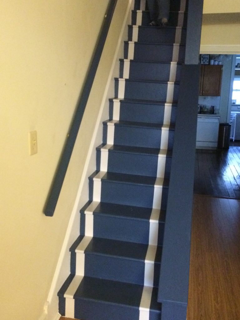 The finished stairs